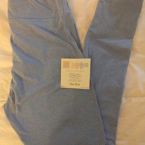 LuLaRoe Heather Blue, Light Blue, One Size Legging